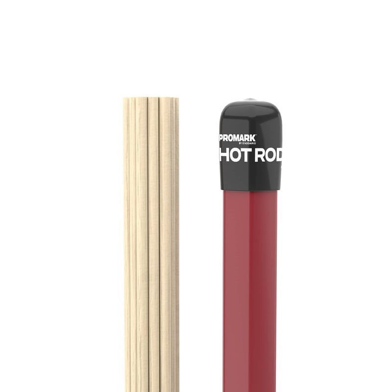ProMark Hot Rods Drum Sticks - H-Rods Dowel Drumsticks - Quiet, For Small Performances - 5B, .550" Diameter - 16" Length - 1 Pair - Image 3